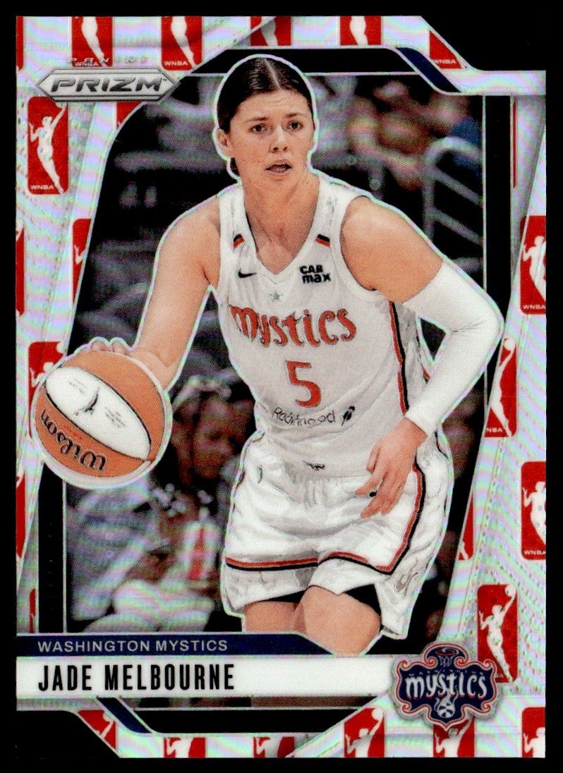 2024-25 Panini Prizm WNBA Logo Prizm Jade Melbourne Washington Mystics #68