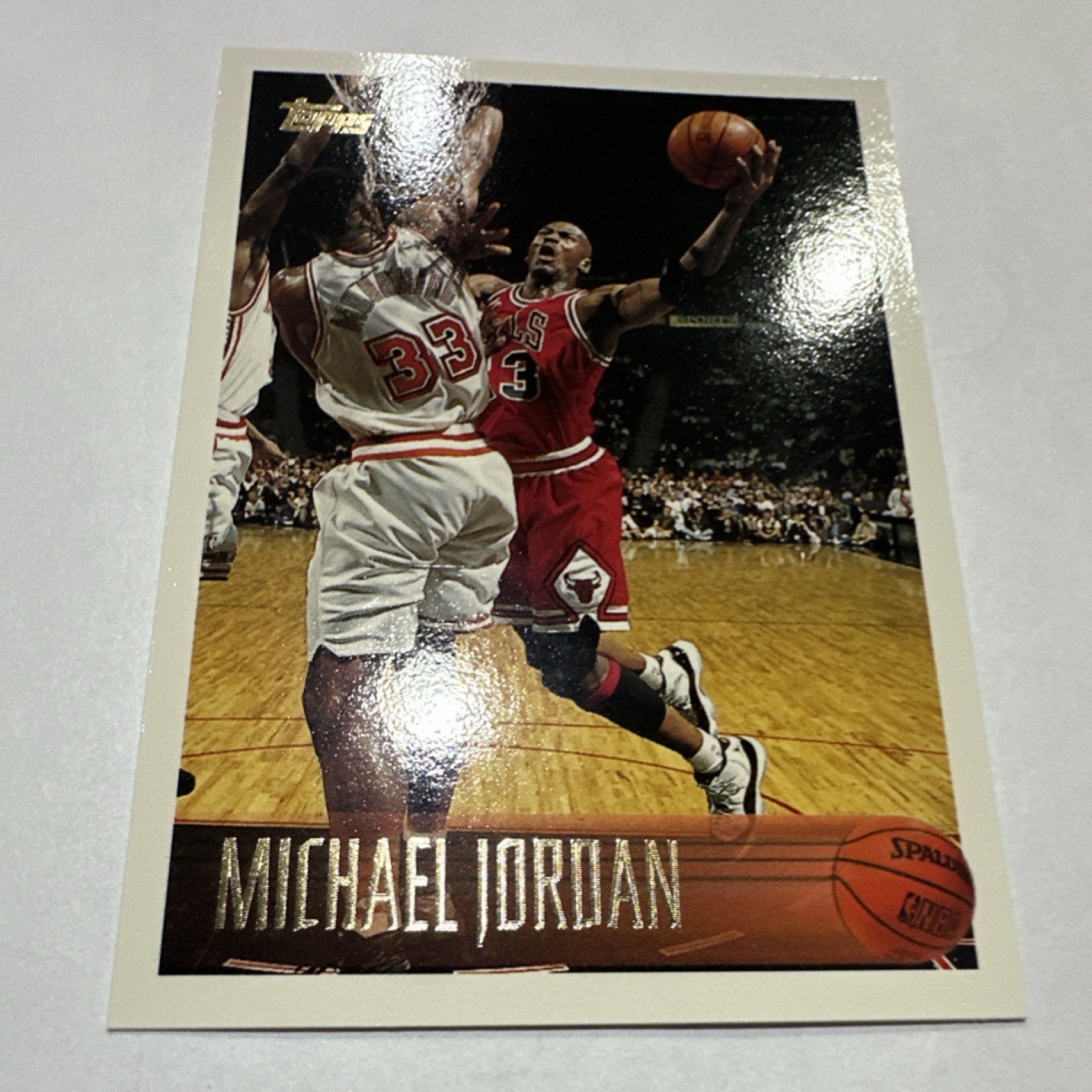 Topps 1996 Michael Jordan #931 Chicago Bulls NBA Basketball Base Set Card