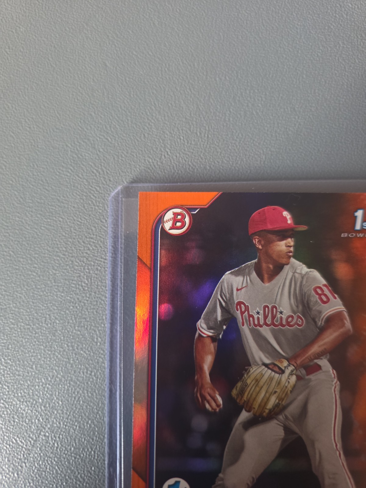 2022 Bowman Draft 1st Edition – Alex McFarlane #BD-117 Orange Foil /25 (RC)