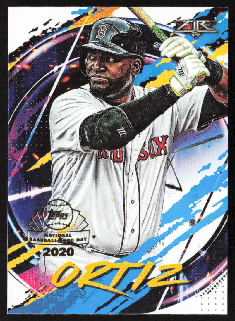 2020 Topps Chrome David Ortiz FP-8 Topps Fire NBCD Preview | Boston Red Sox