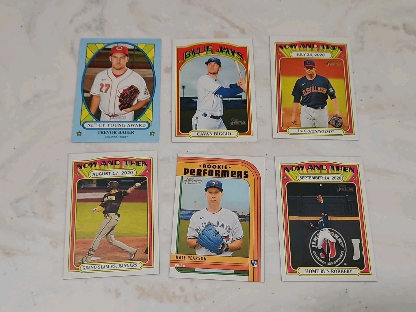 2021 Topps Heritage High Number Set 501-700. Crochet,India,Kirk,Gimenez Rcs SPs