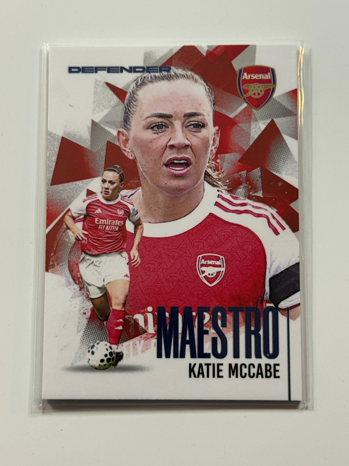 2025-26 Futera Club FX Arsenal Maestro Blue #29 Katie McCabe 01/07