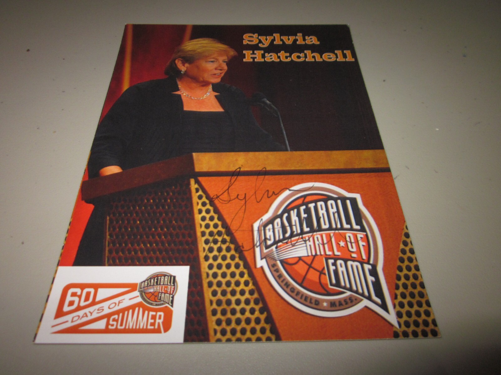 SYLVIA HATCHELL SIGNED AUTOGRAPHED 5X7 HOF 60 DAYS OF SUMMER PHOTO
