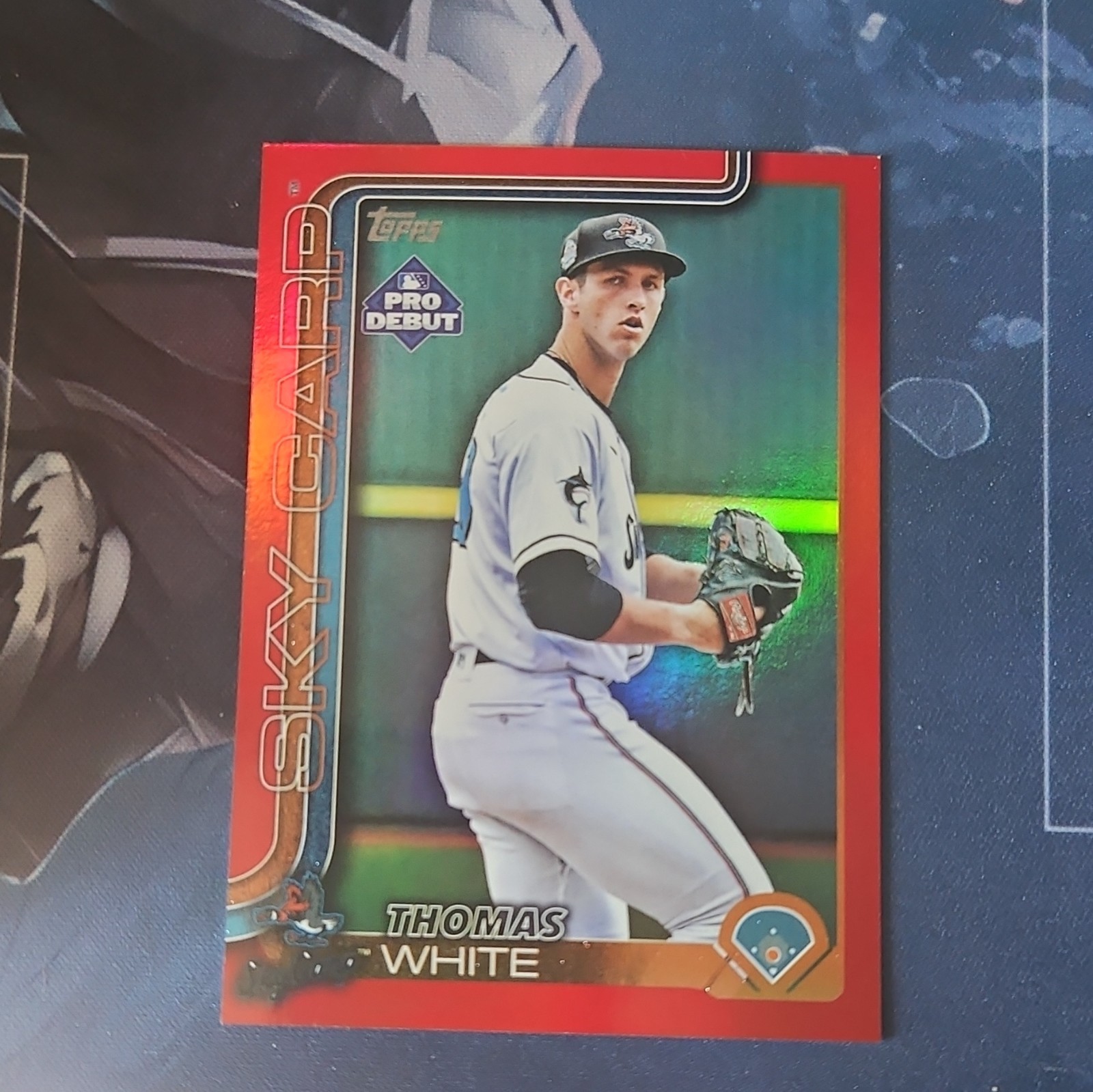 Topps 2025 Pro Debut Thomas White Red /10 #PD-11 Beloit Sky Carp