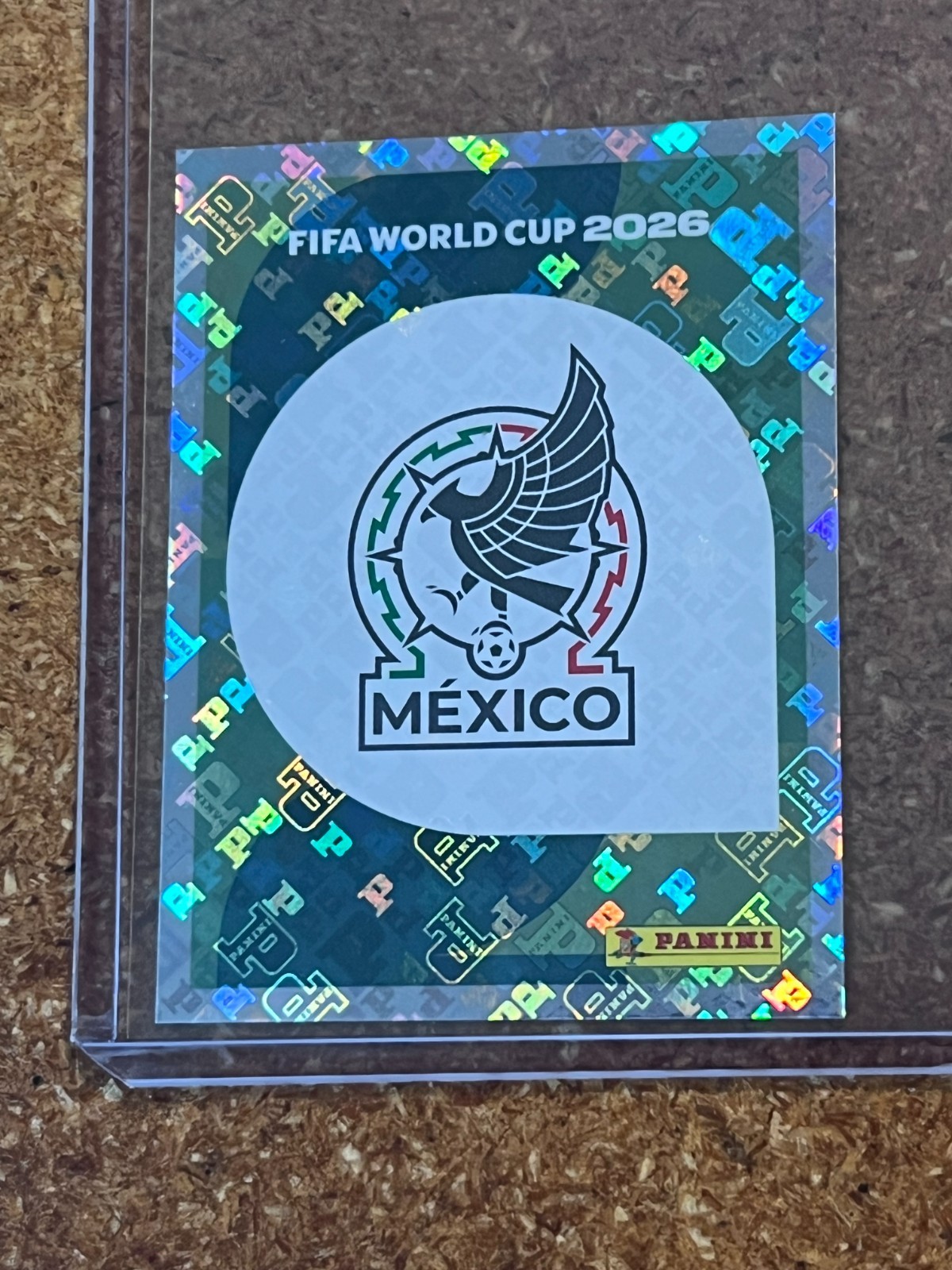 2026 Panini FIFA World Cup Soccer Sticker US Edition # MEX 1 Mexico Foil