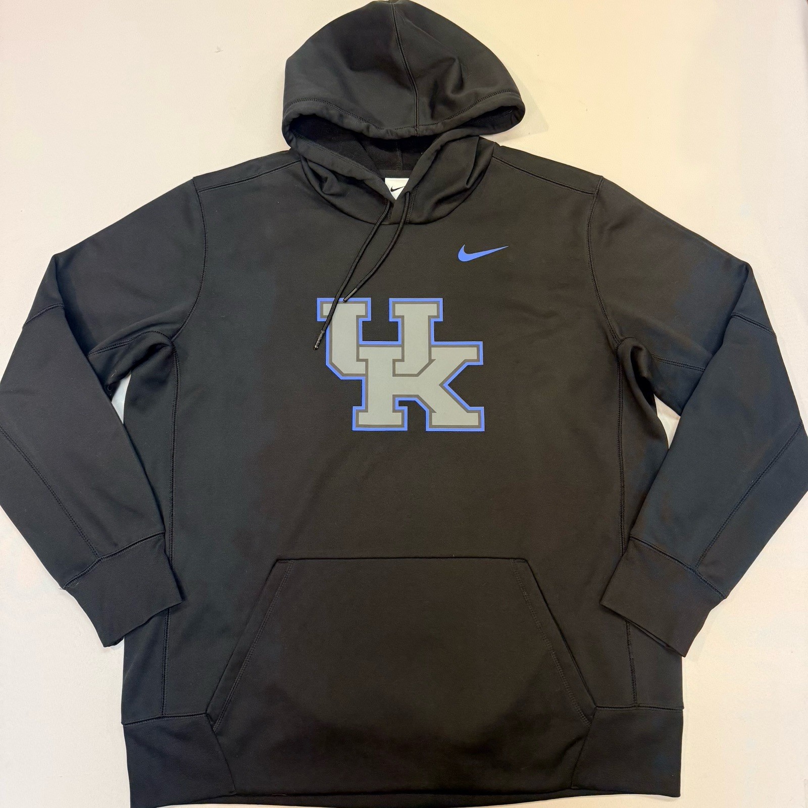 Kentucky Wildcats Hoodie Sweatshirt Nike Mens XL Black UK EUC