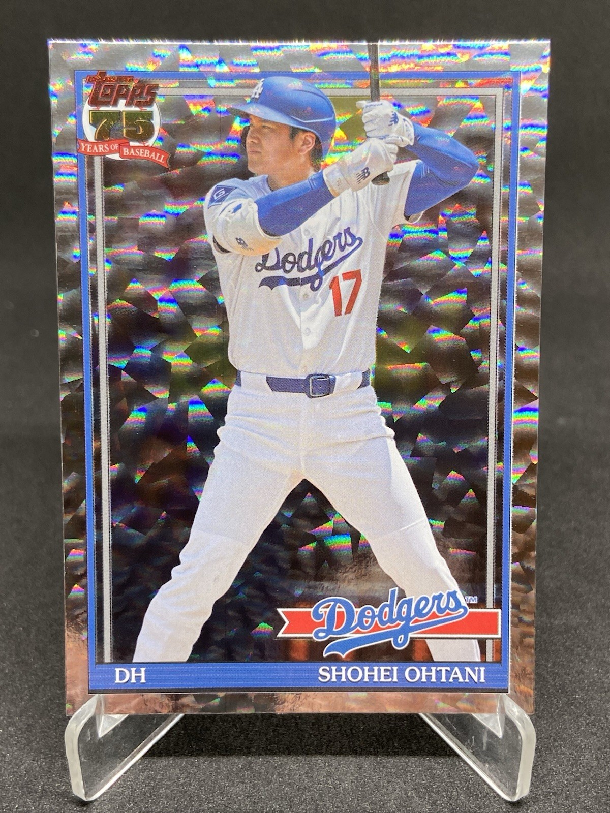 Shohei Ohtani 2026 Topps Series 2 1991 Crackle Foil #91B2-1 Los Angeles Dodgers