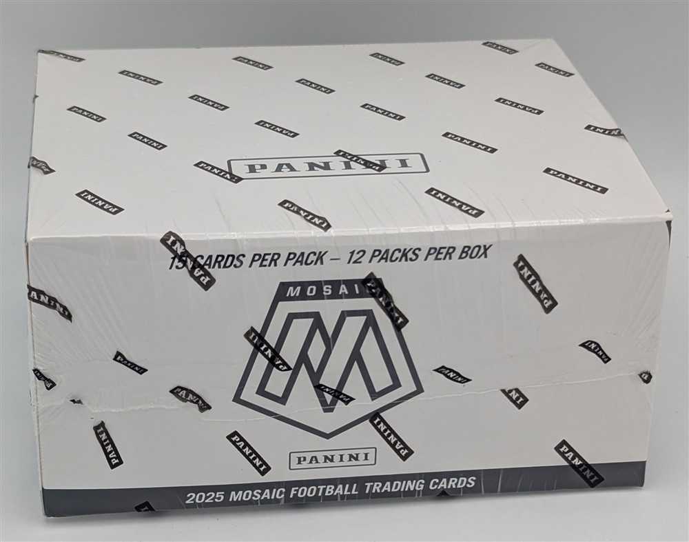 2025 Panini Mosaic NFL Football Cards Factory Sealed Cello Fat Pack Box