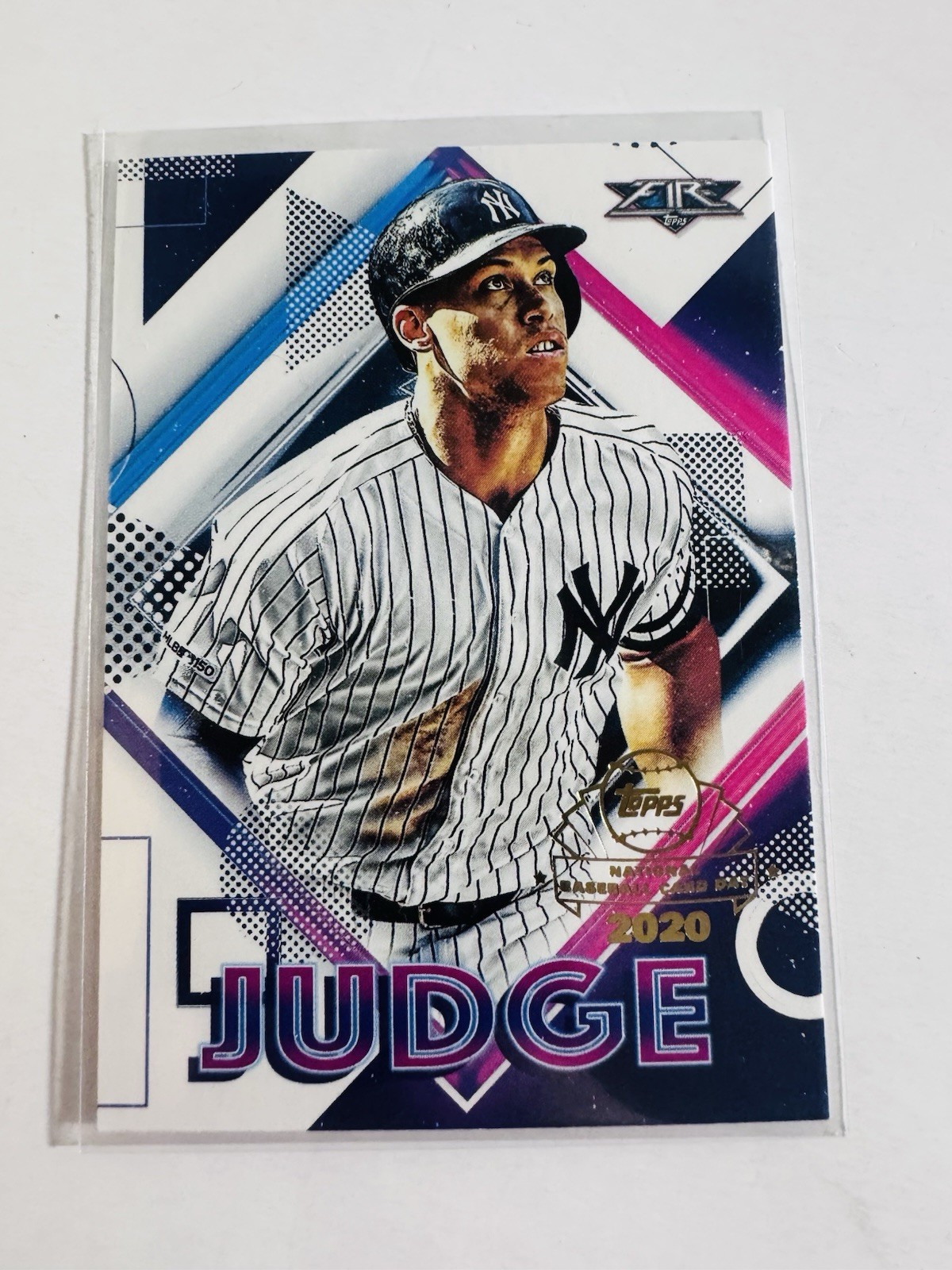 2020 Topps Chrome – Topps Fire Preview Aaron Judge #FP-1