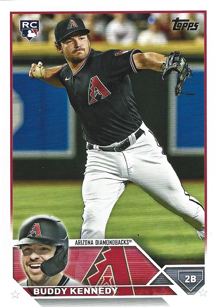 2023 Topps Series 1 Buddy Kennedy Rookie Card #135
