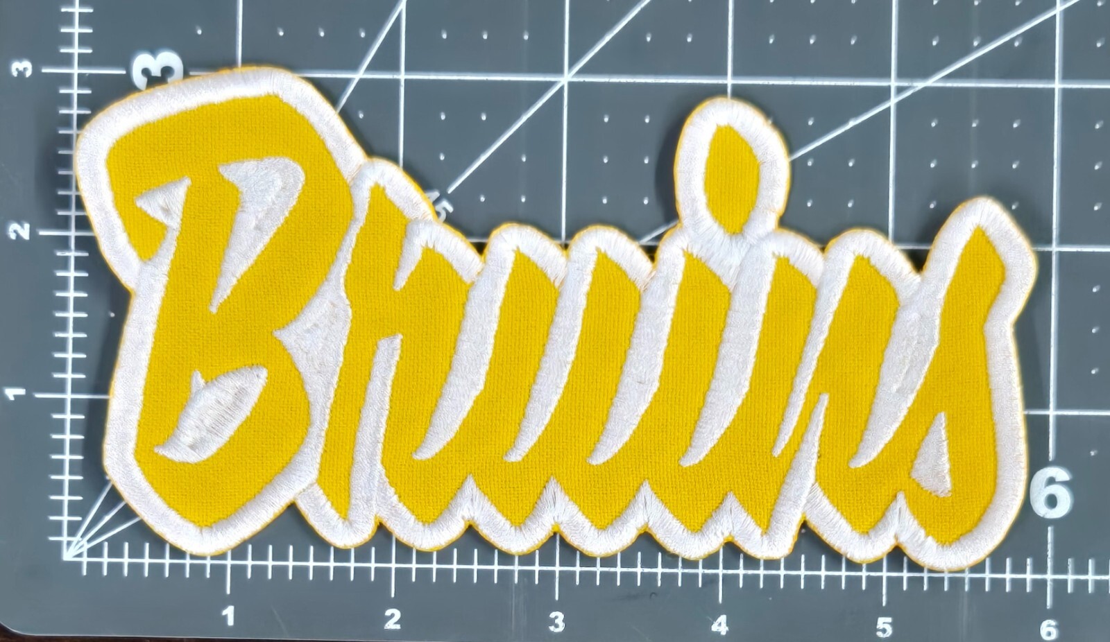 UCLA Bruins Text Embroidered Applique Iron On Patch Various Sizes Customize