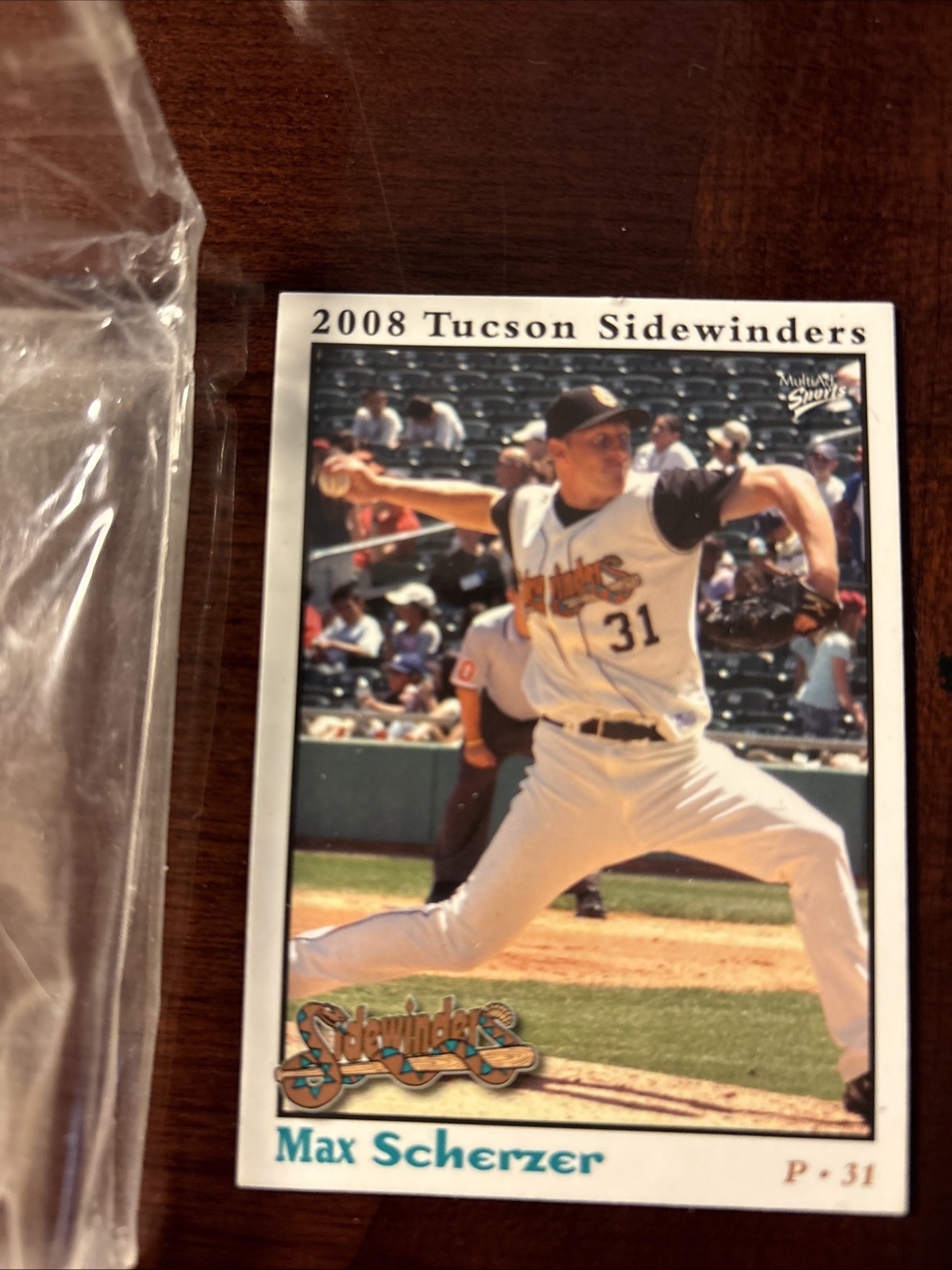 2008 Multi Ad Tucson Sidewinders – Max Scherzer #1