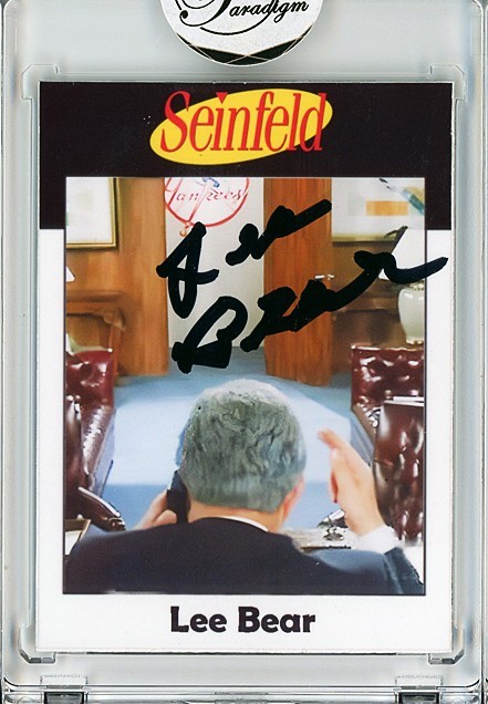 -SEINFELD- George Steinbrenner Signed/Autograph/Auto NY Yankees TV Baseball Card
