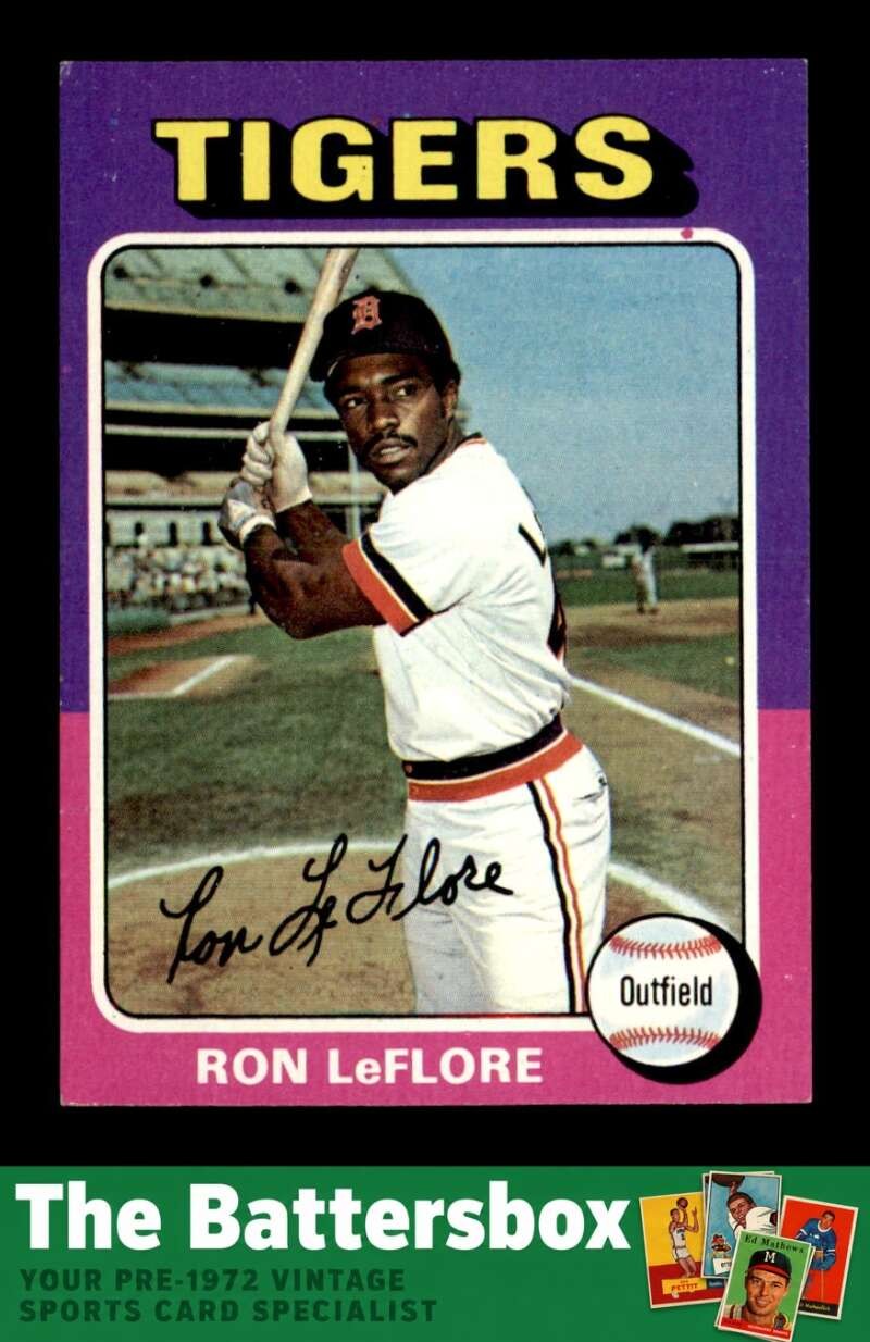 1975 Topps #628 Ron LeFlore RC EXMT/EXMT+ X3734118