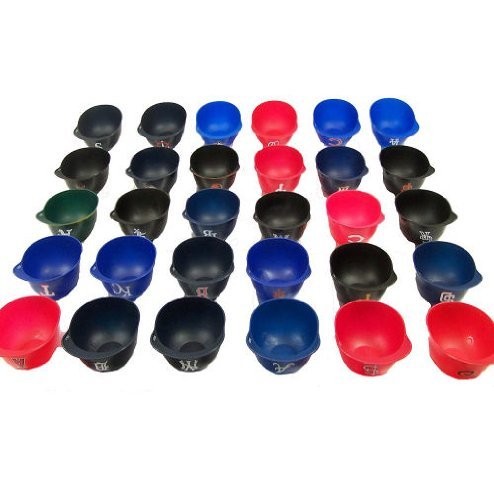 All Official MLB Teams 8oz Mini Baseball Helmet Ice Cream Snack Bowls – 30 Pack