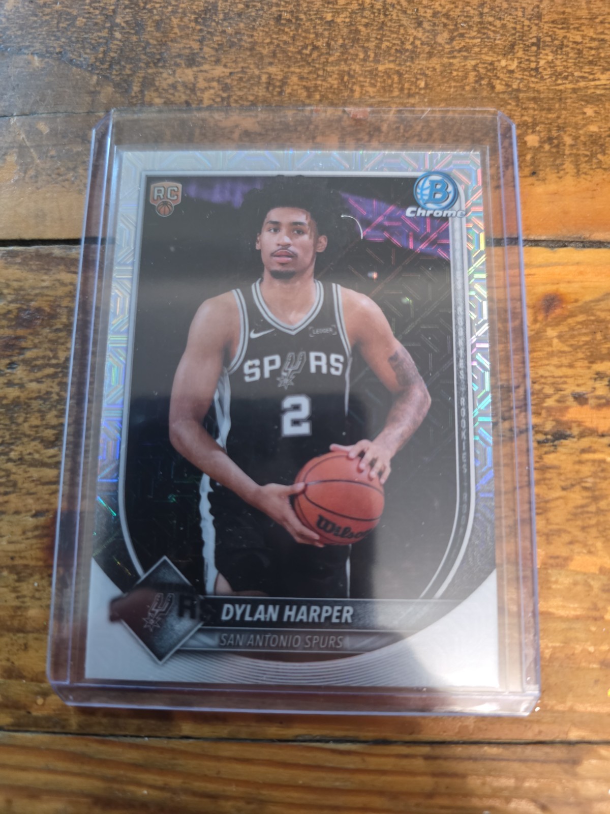 2025-26 Bowman – Chrome Dylan Harper #BCV-2 Mojo Refractor (RC)