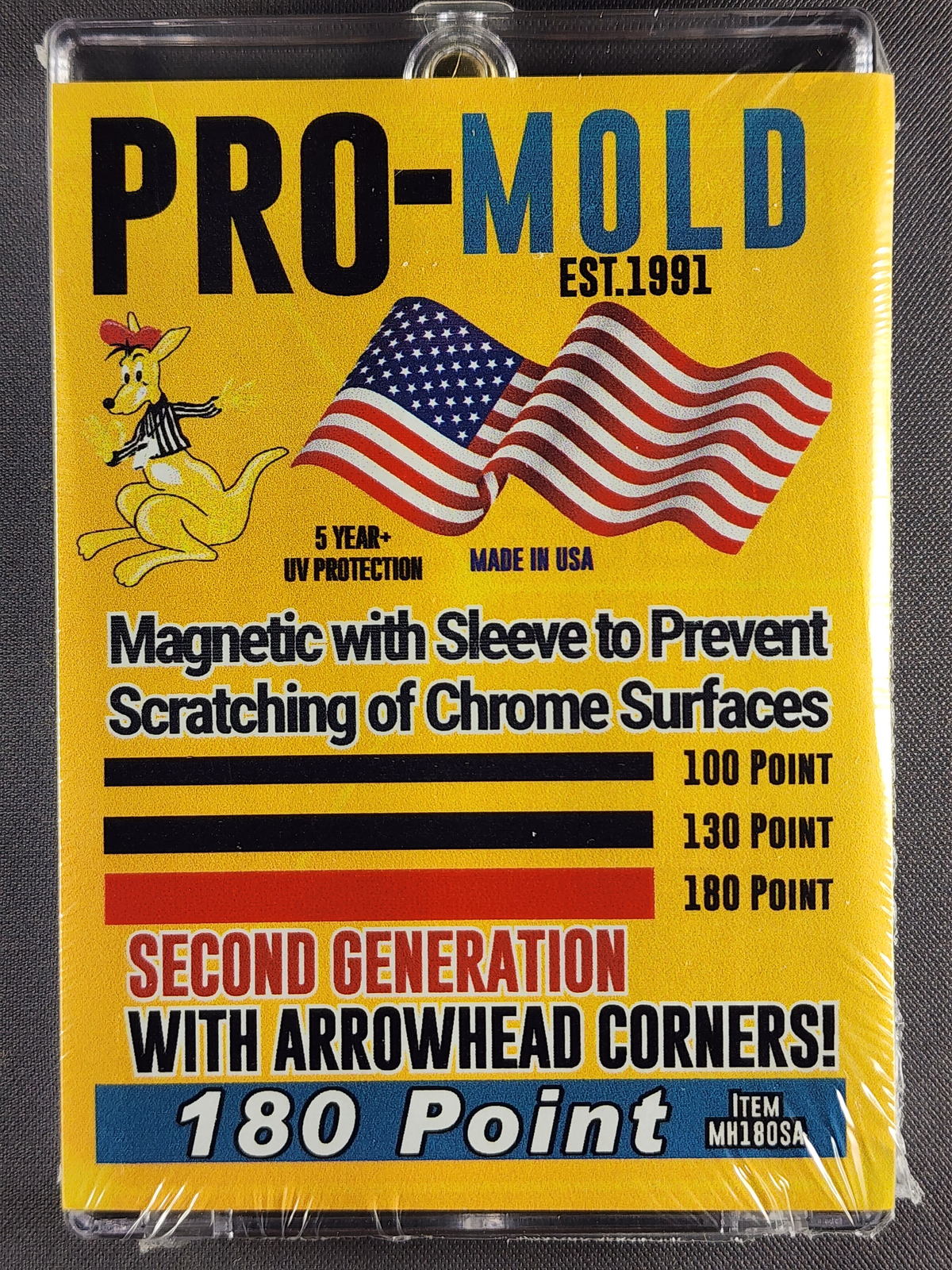 10x Pro Mold MH180SA 2nd Gen w/ Sleeve 180pt Magnetic Card Holder One Touch