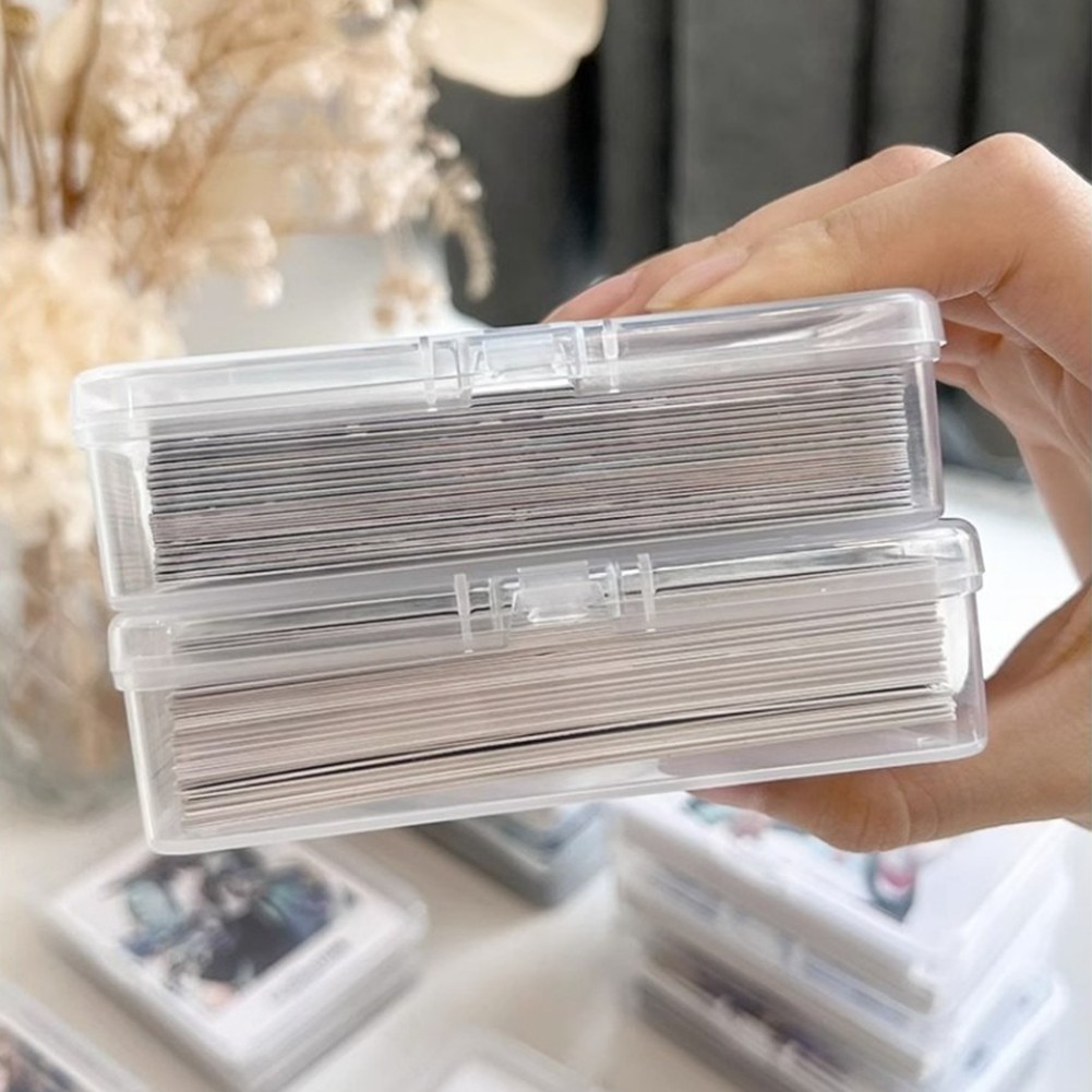 Trading Card Storage Box Plastic Baseball Card Storage Holds 900+ Loose Cards