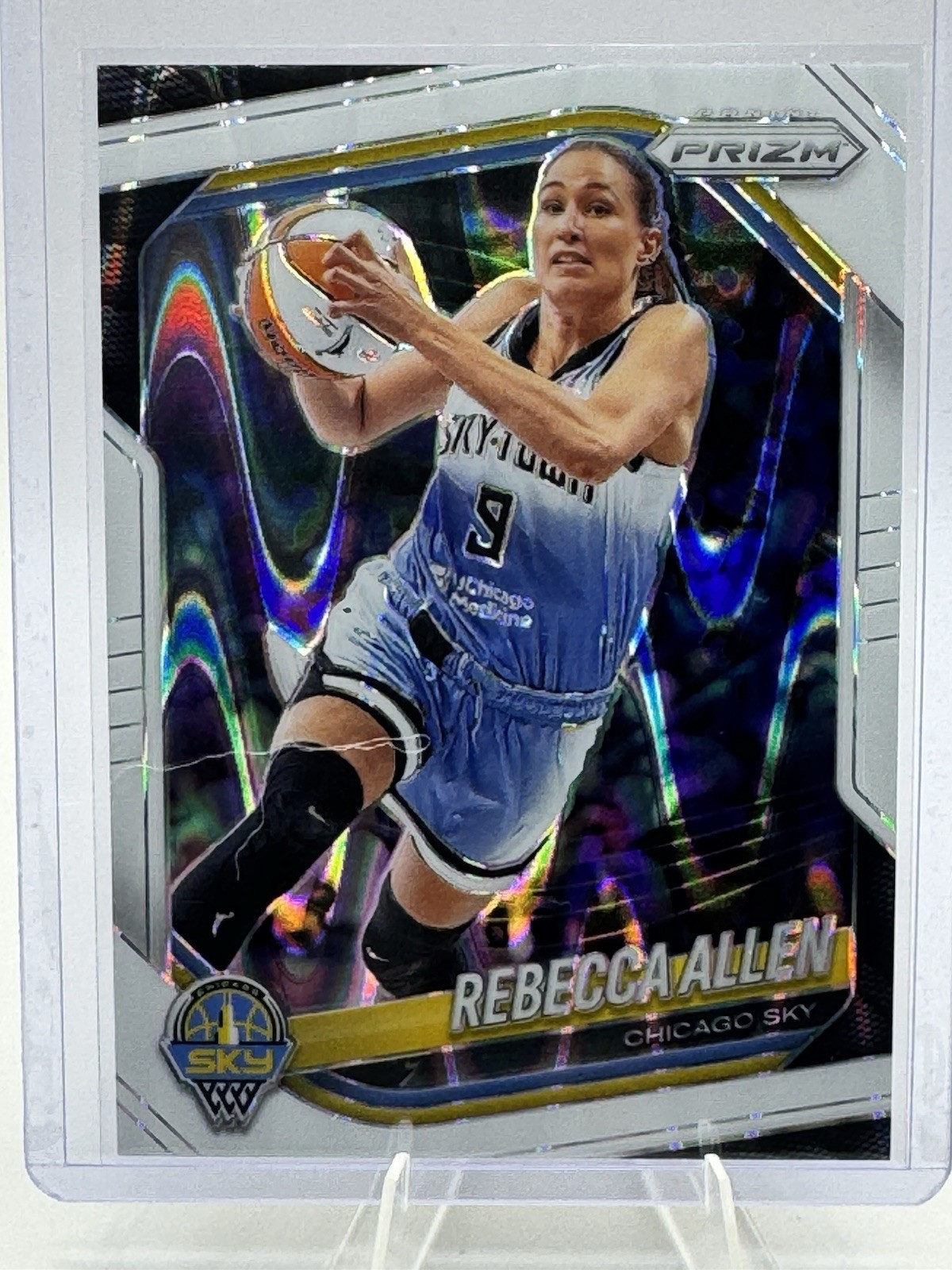 Rebecca Allen 2025 Panini Prizm WNBA – White Seismic Prizm Card# 67