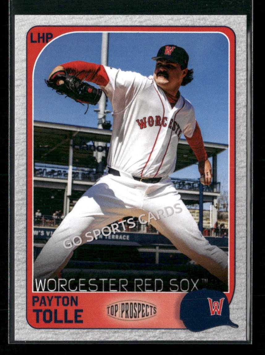2026 AAA Top Prospects Worcester Red Sox Payton Tolle RC Rookie Boston