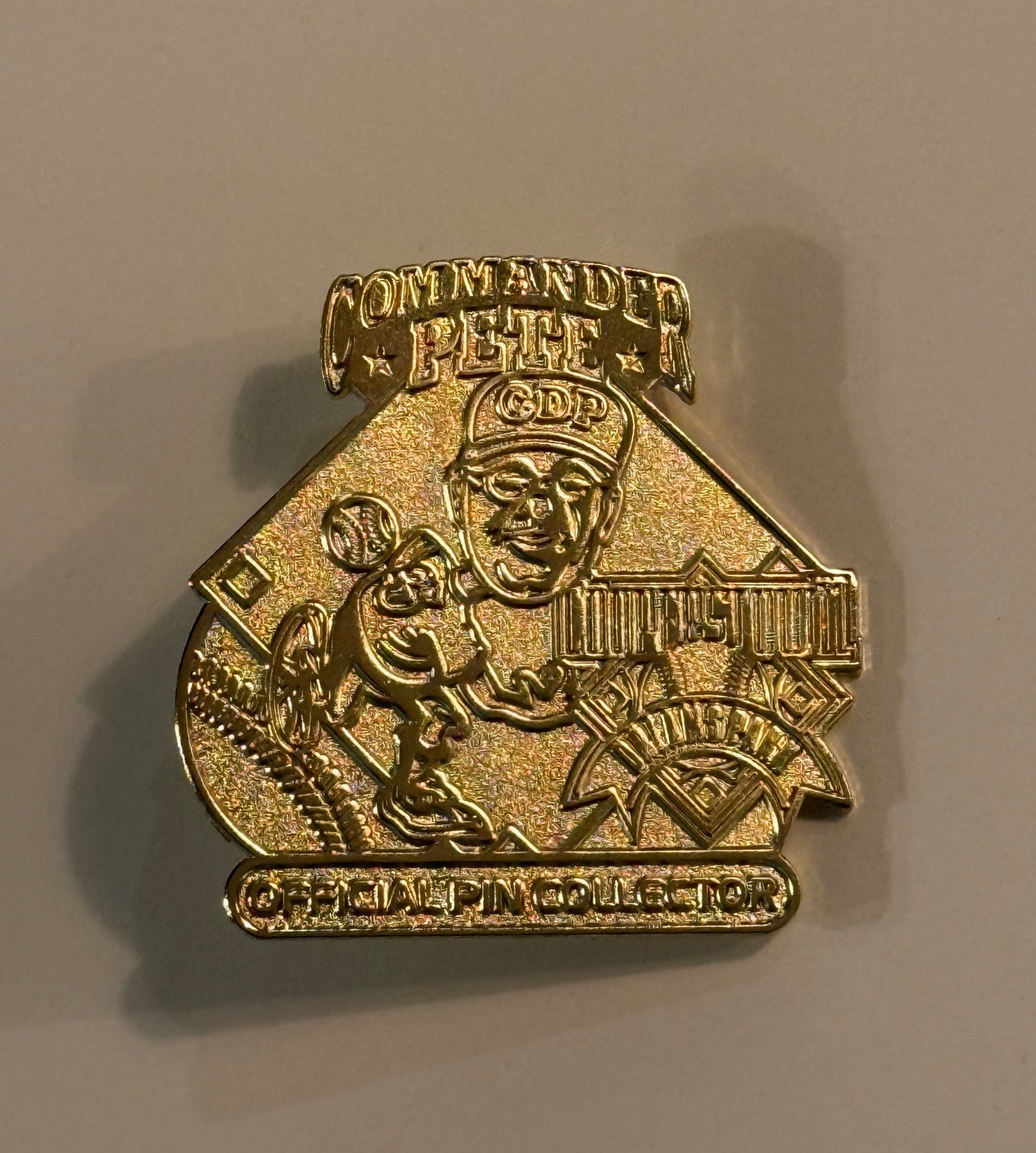 Commander Pete Gold (Cooperstown Dreams Park) Rare Trading Pin