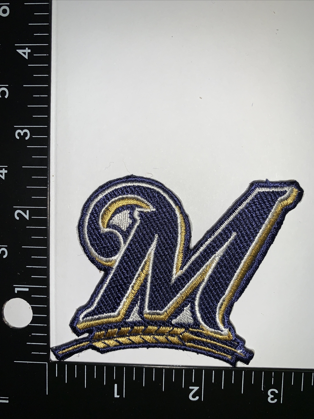 Milwaukee Brewers Iron On Patch