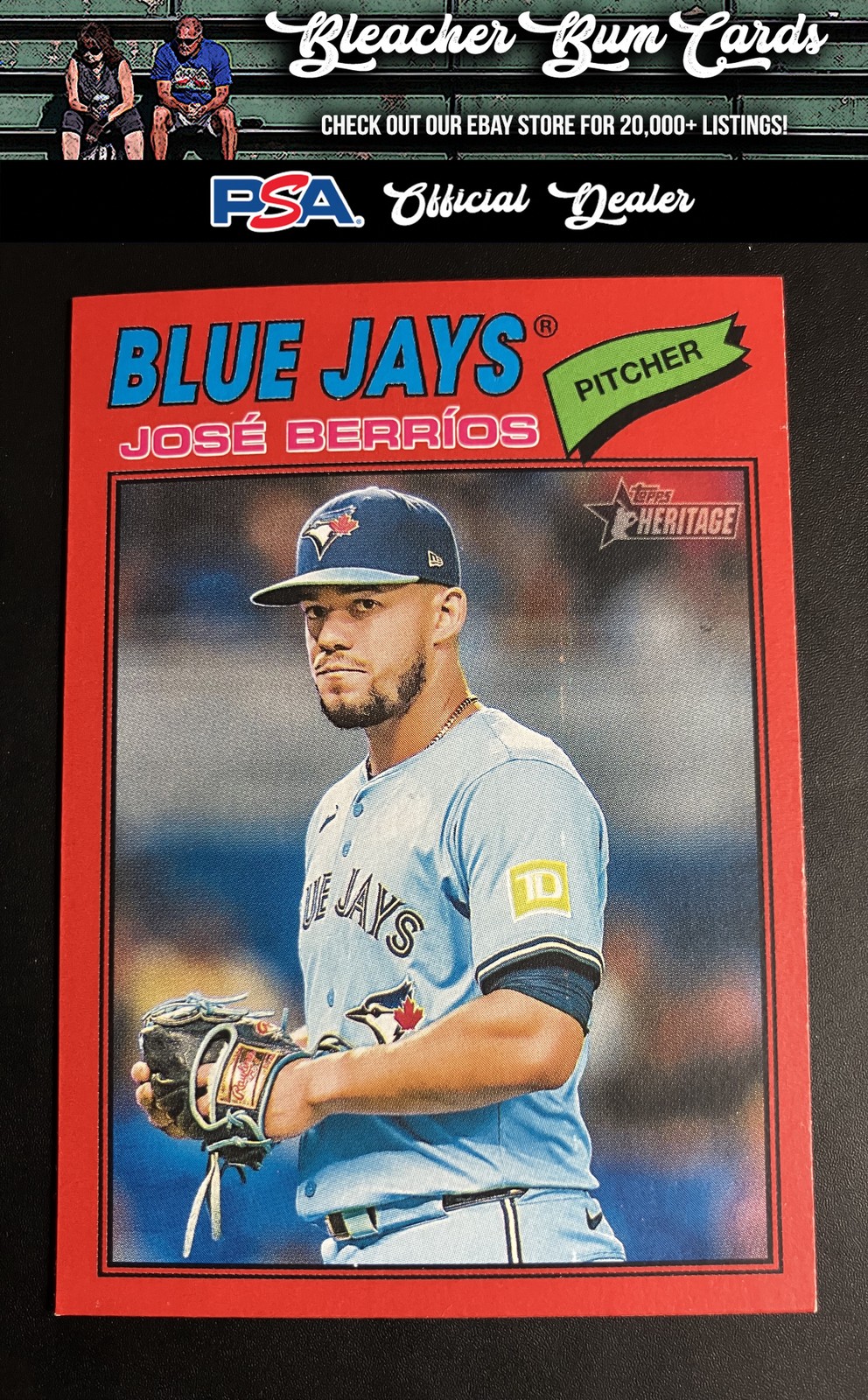 2026 Topps Heritage 56 José Berríos Red