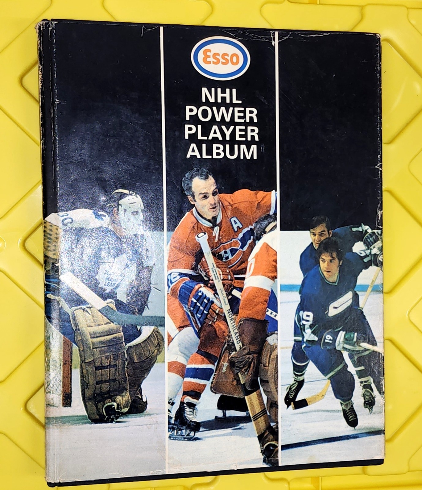 🥅 1970-71 Esso Power Players Hardcover Full Album 252 stamps STATS ENGLISH 🔥