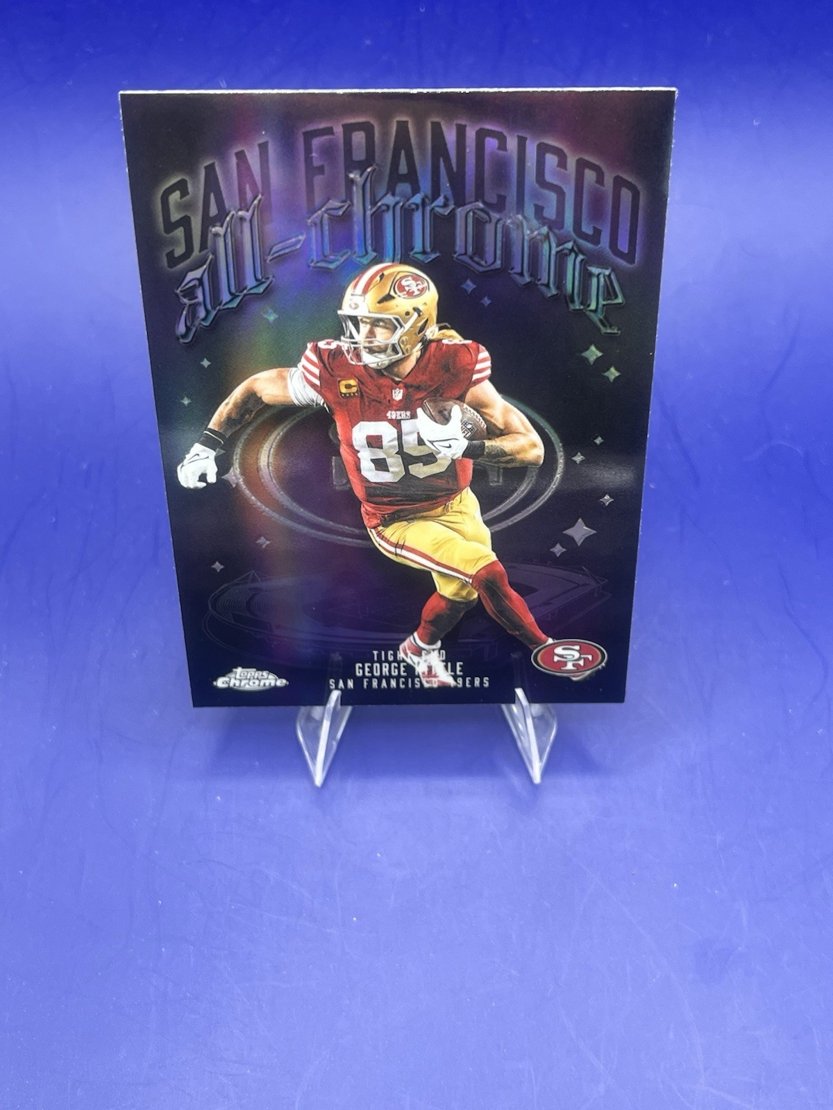 2025 Topps Chrome – All-Chrome Team George Kittle #ACT-11 Refractor 49ers