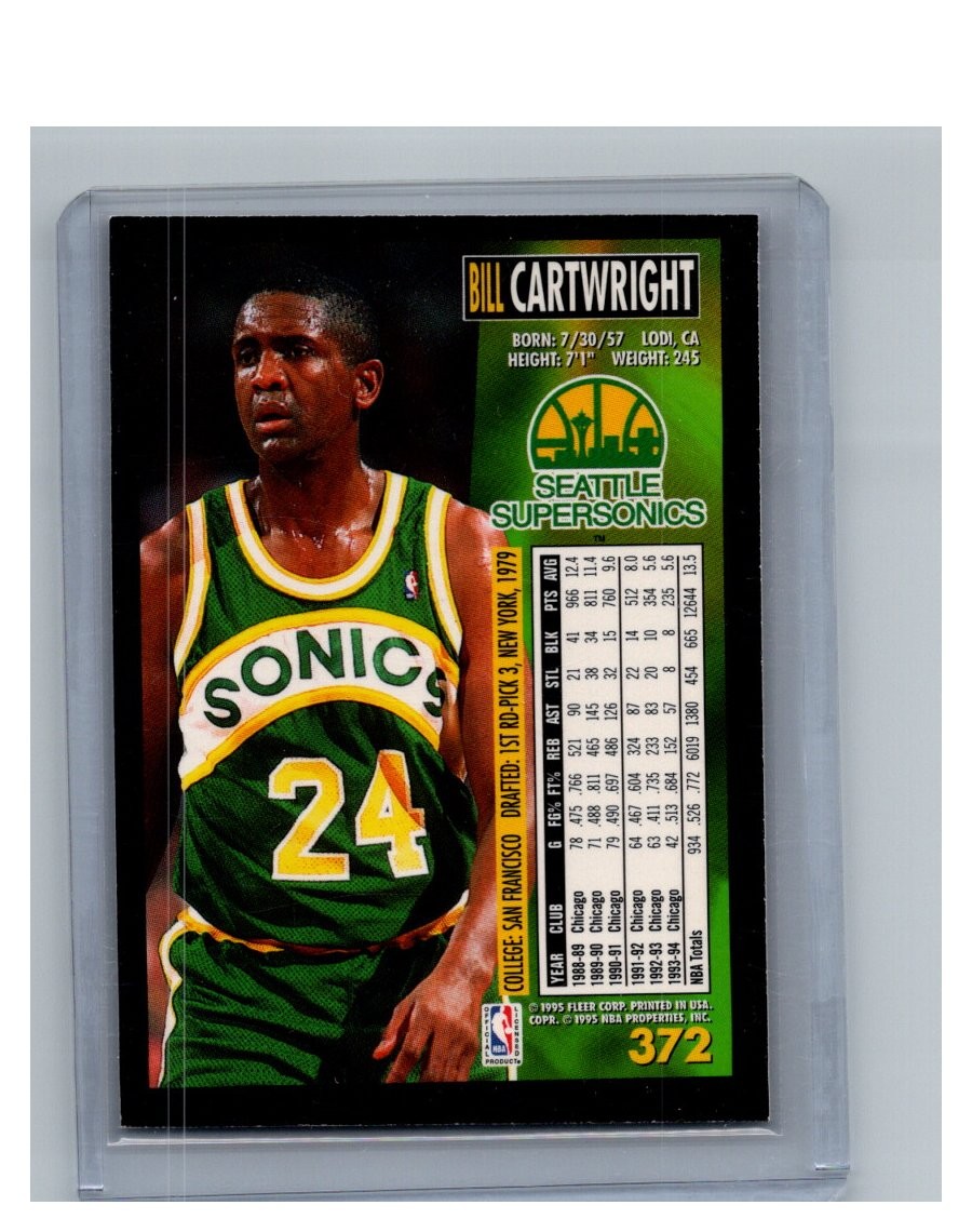 1994-95 Fleer #372 Bill Cartwright