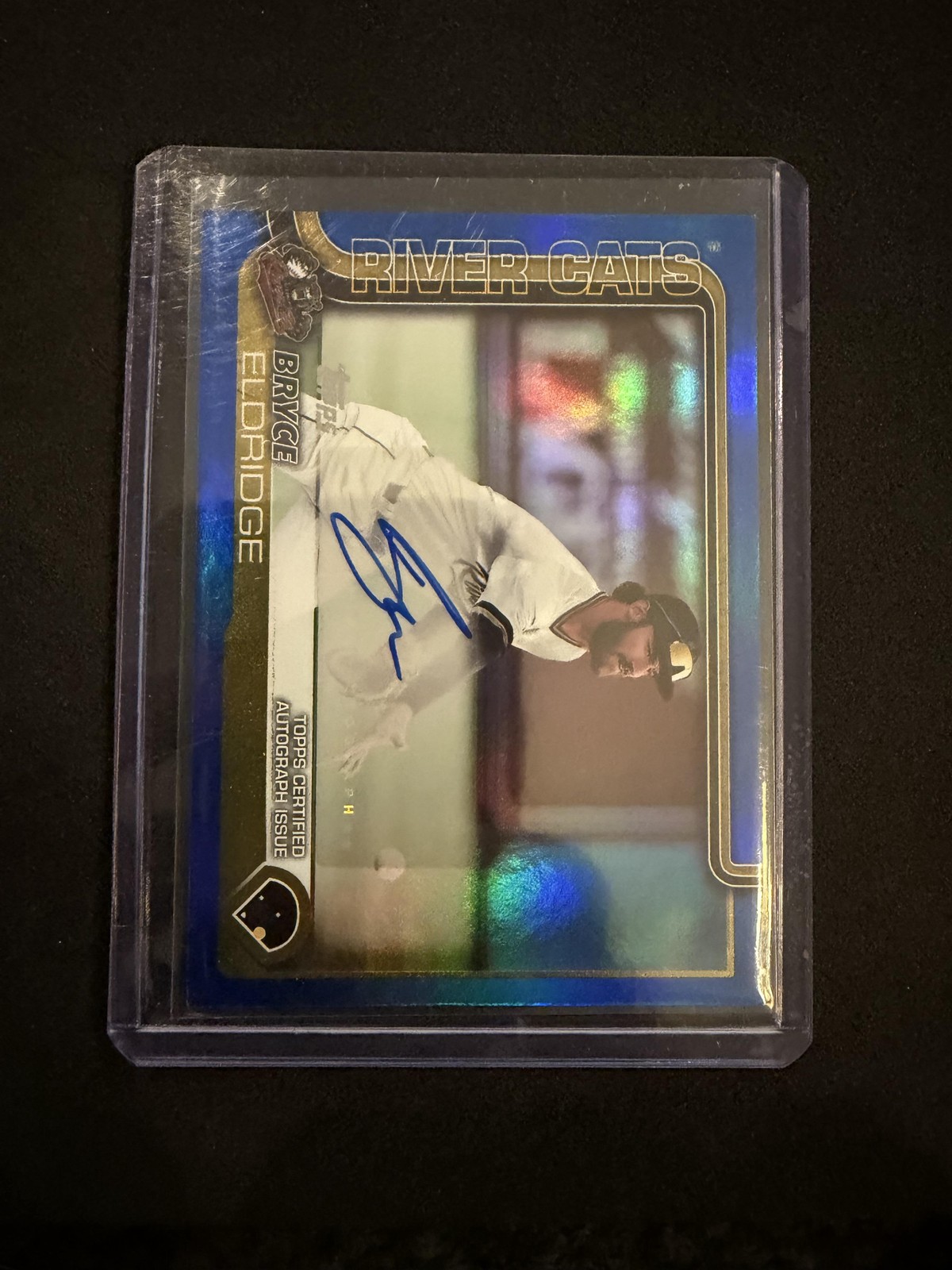 2025 Topps Pro Debut #PD-196 Bryce Eldridge Base Autographs Blue #/150