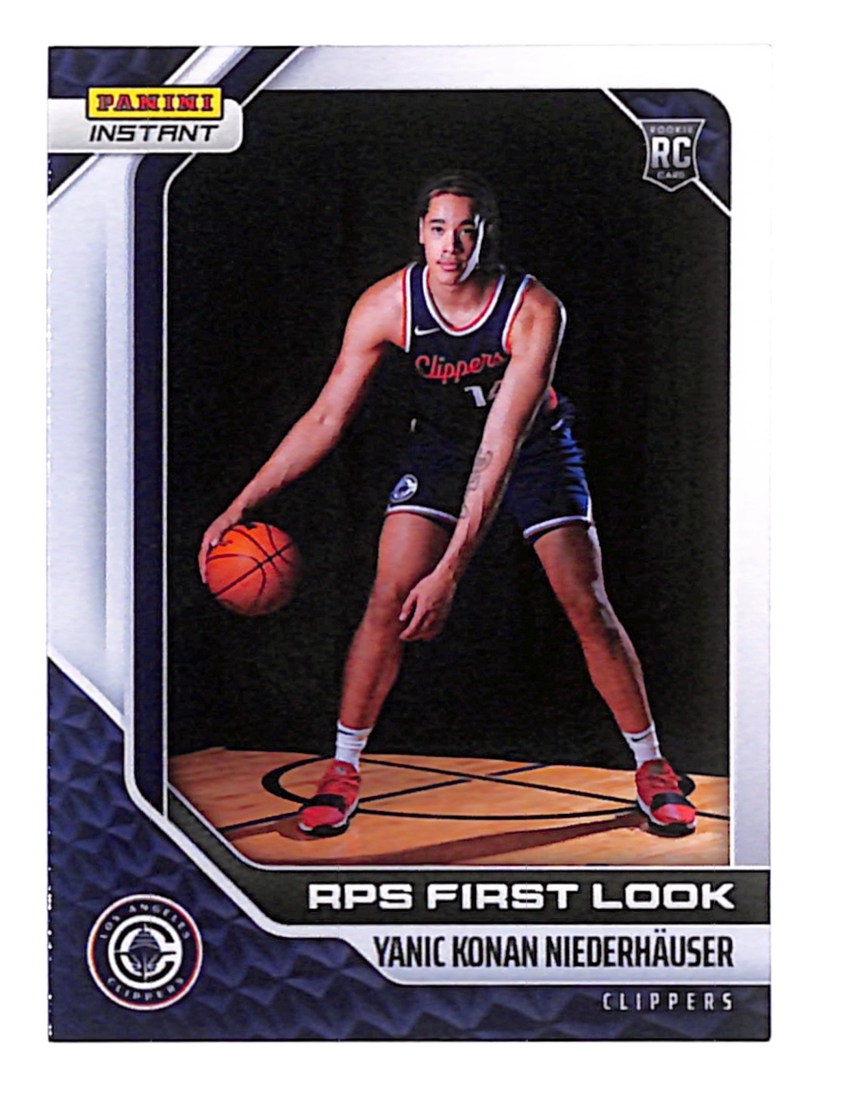 2025-26 Panini Instant Yanic Konan Niederhauser RPS FIRST LOOK Clippers #45 RC