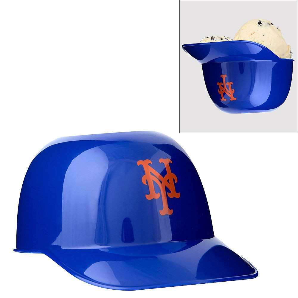 New York Mets MLB Baseball 8oz Ice Cream Sundae Helmet Snack Bowl Cup NEW