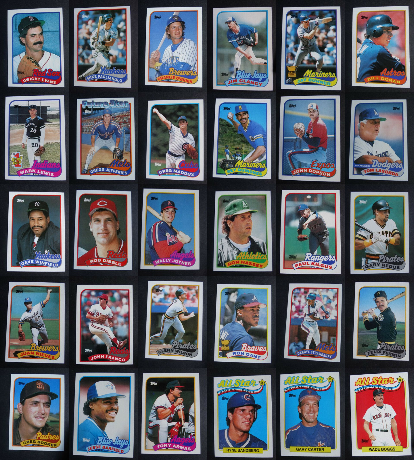 1989 Topps Baseball Cards Complete Your Set You U Pick From List 201-401