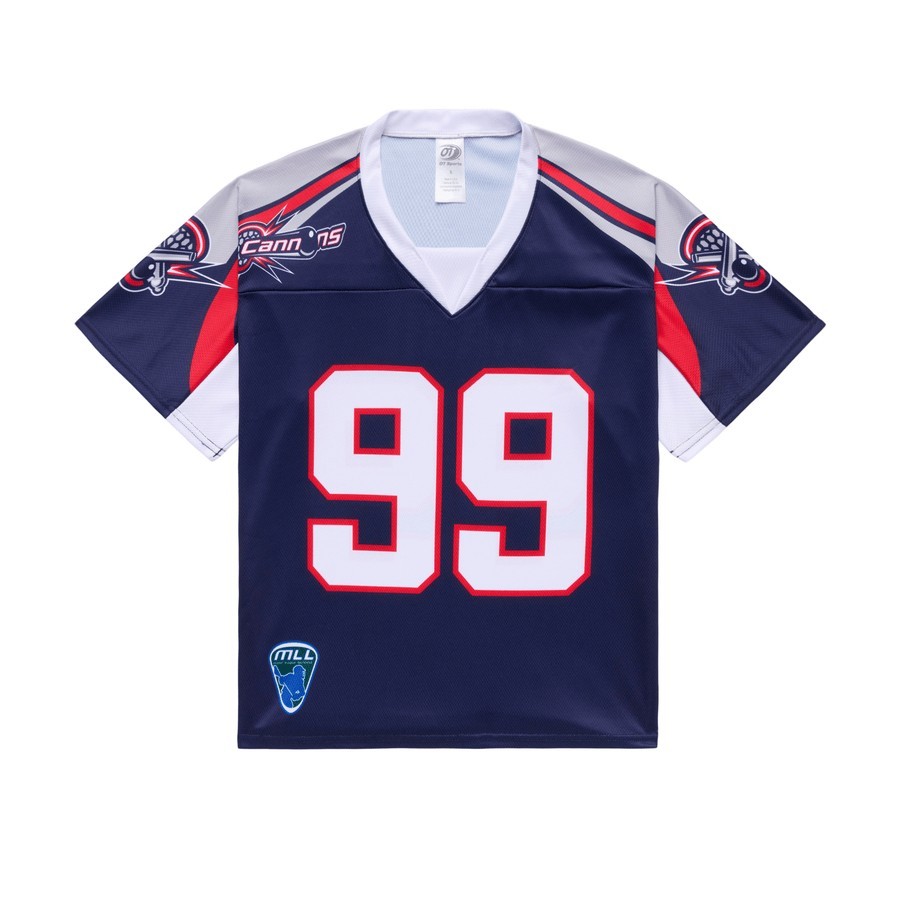 PAUL RABIL #99 HOF LEGEND MLL CANNONS RETRO JERSEY Vintage Style Youth L YL NWT