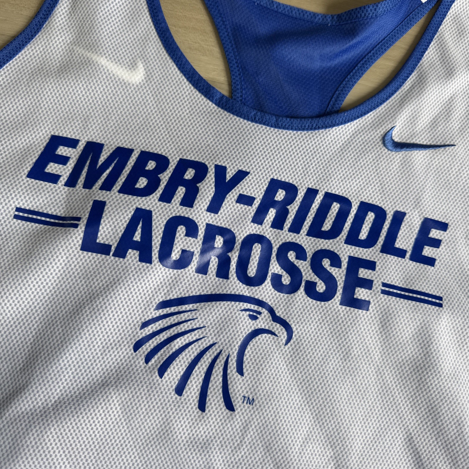 Embry Riddle Eagles Lacrosse Jersey Nike Women’s Large Reversible Tank Top