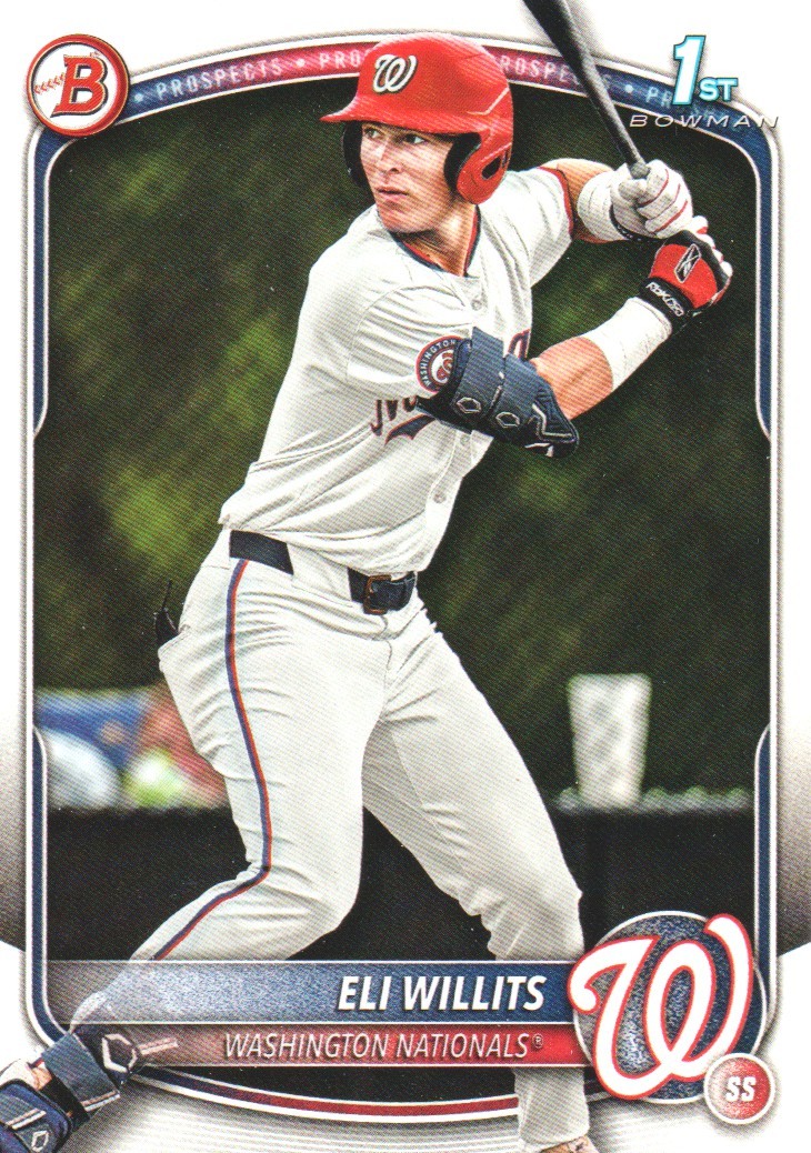 2025 Bowman Draft #BD1 Eli Willits