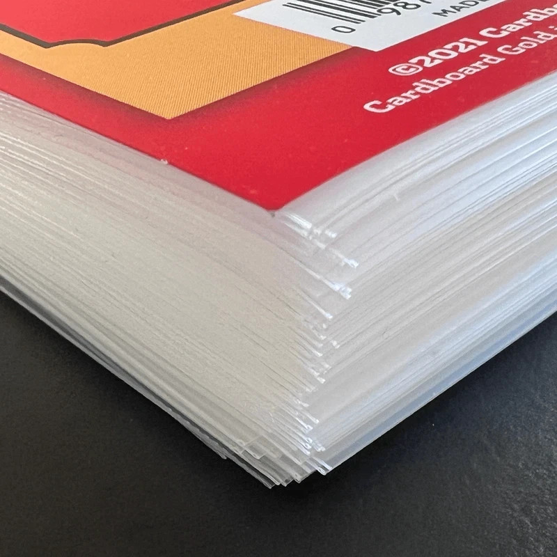 Cardboard Gold Thicker Soft Sleeves 100ct – Fits Thick Cards – Free Shipping