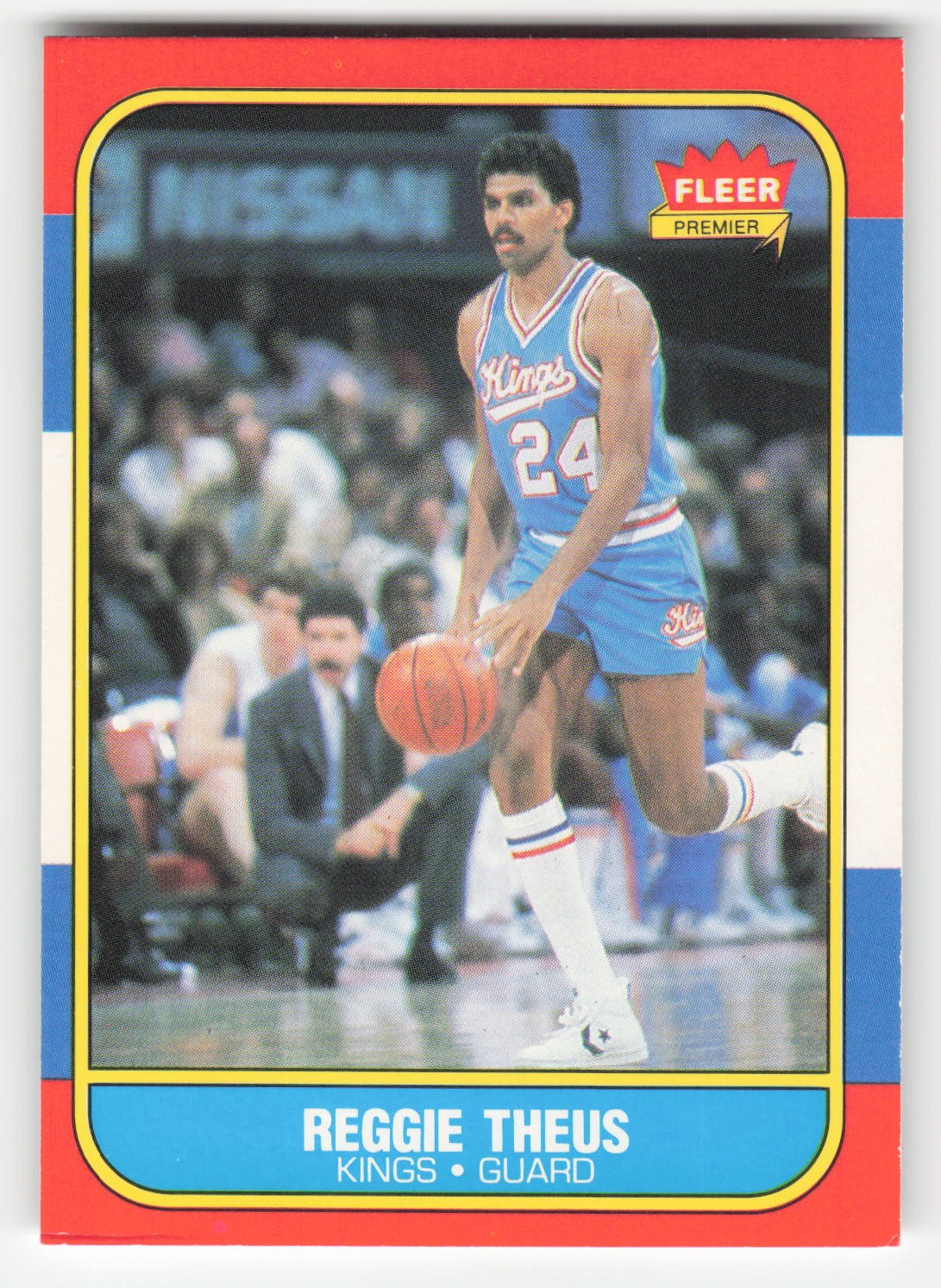 Reggie Theus 1986-87 Fleer #108 Sacramento Kings VG