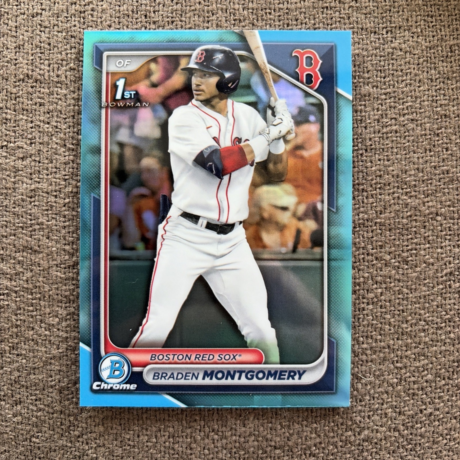 2024 Bowman Chrome Draft Braden Montgomery 1st SKY BLUE REFRACTOR #BDC-58 (RC)