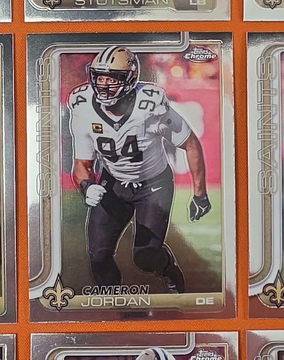 ⚫️⚜️⚫️ 2025 TOPPS CHROME NEW ORLEANS SAINTS COMPLETE BASE TEAM SET (13 CARD LOT)