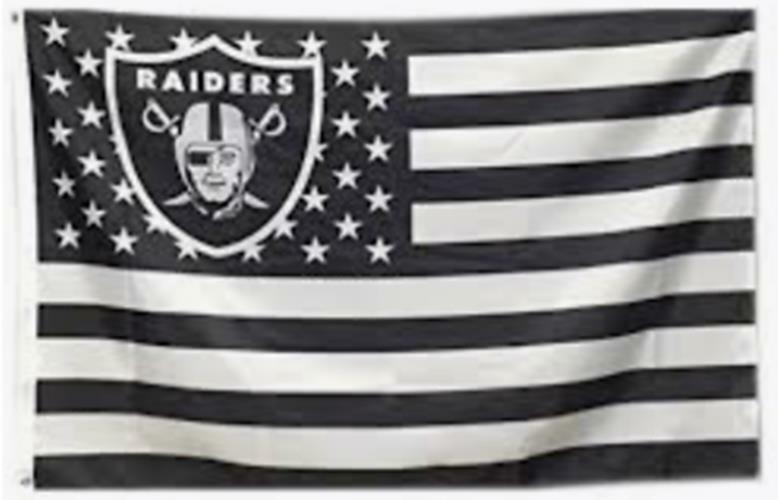Raiders FLAG 3X5 Las Vegas Banner New Fast USA Shipping