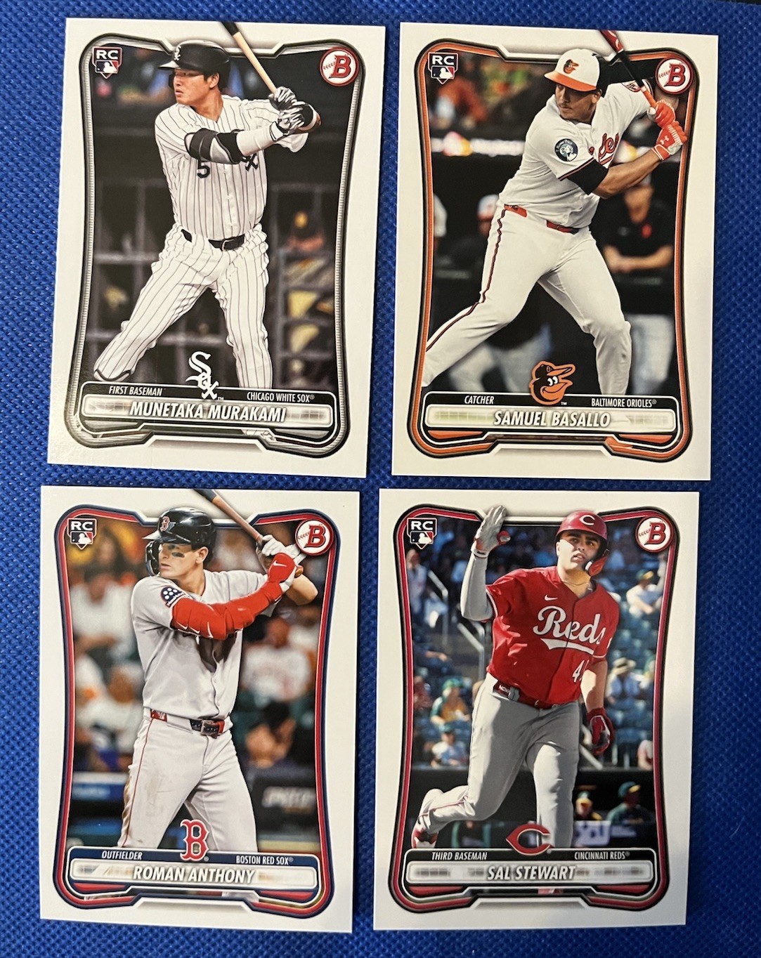 2026 Bowman Baseball Complete Base Set #1-100 Rookies, Young Stars, & Veterans