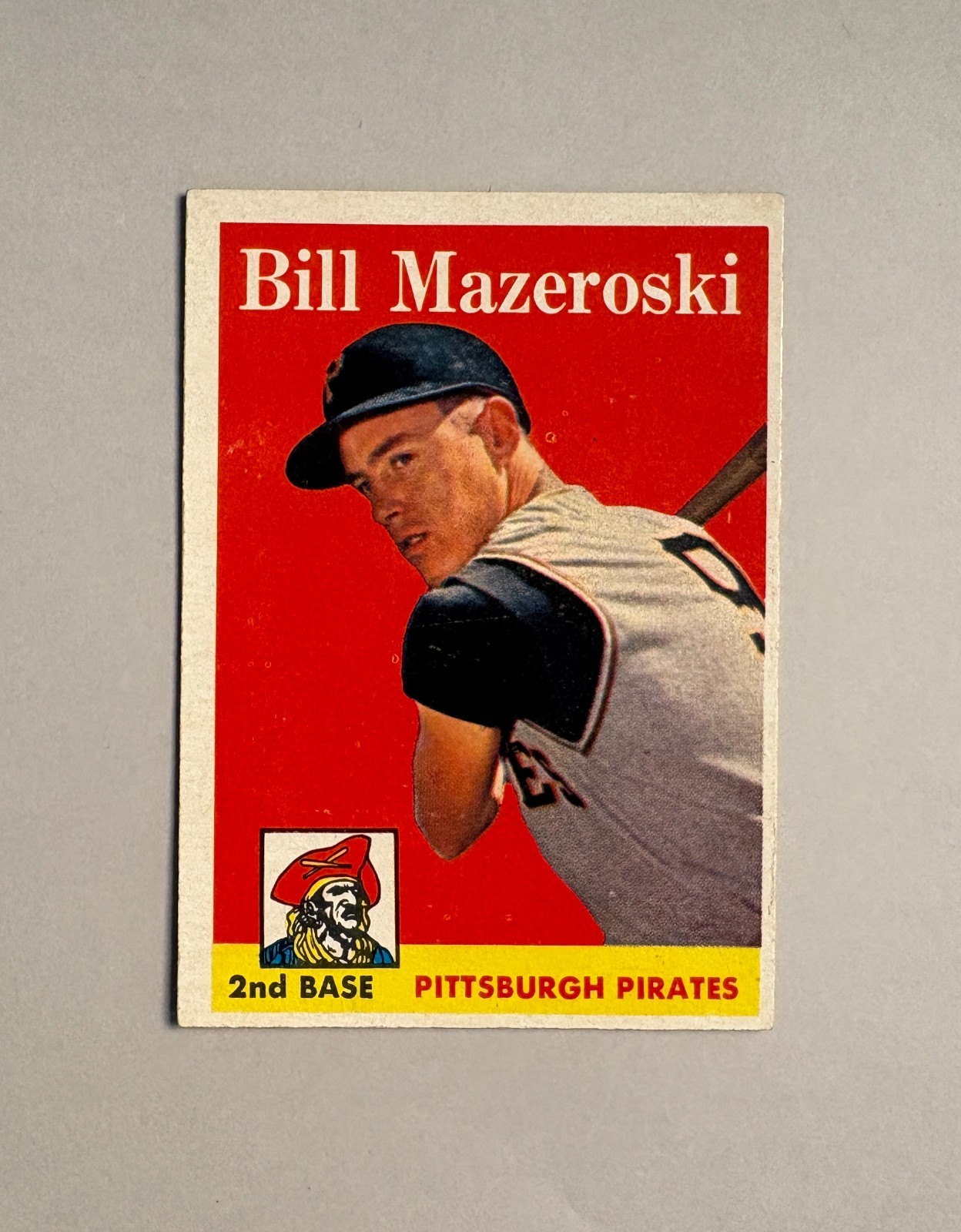 1958 Topps Bill Mazeroski #238 Pittsburgh Pirates HOF EX