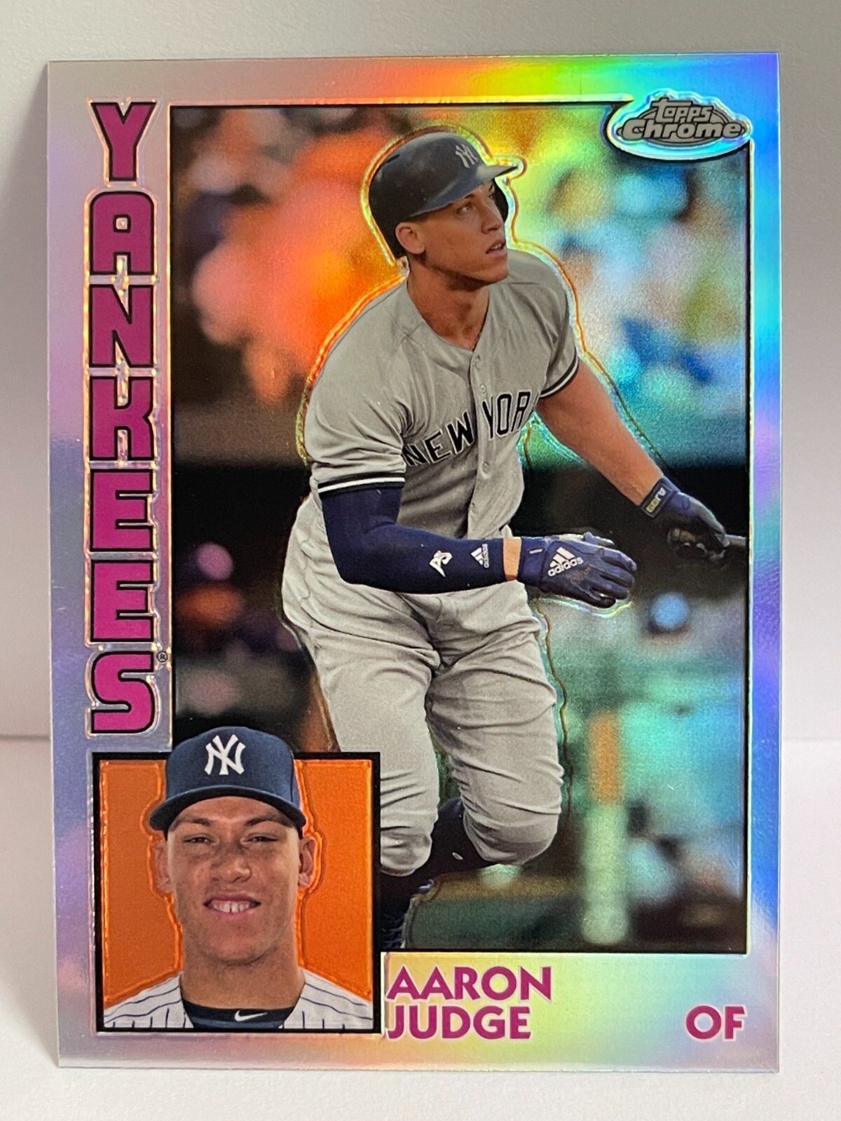 2019 Topps Chrome 1984 Topps Baseball Insert Aaron Judge #84TC-1 Yankees