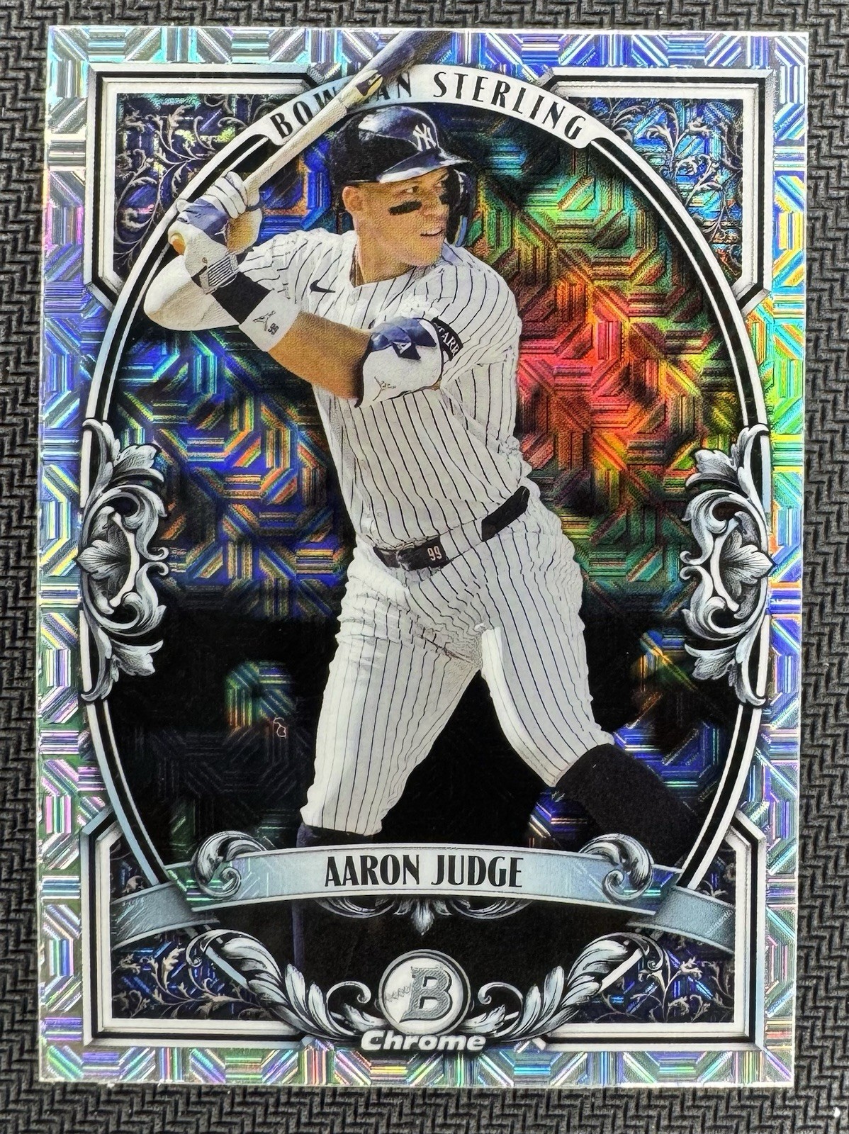 2026 Bowman Chrome Sterling Aaron Judge Mojo Refractor #BST-4 New York Yankees