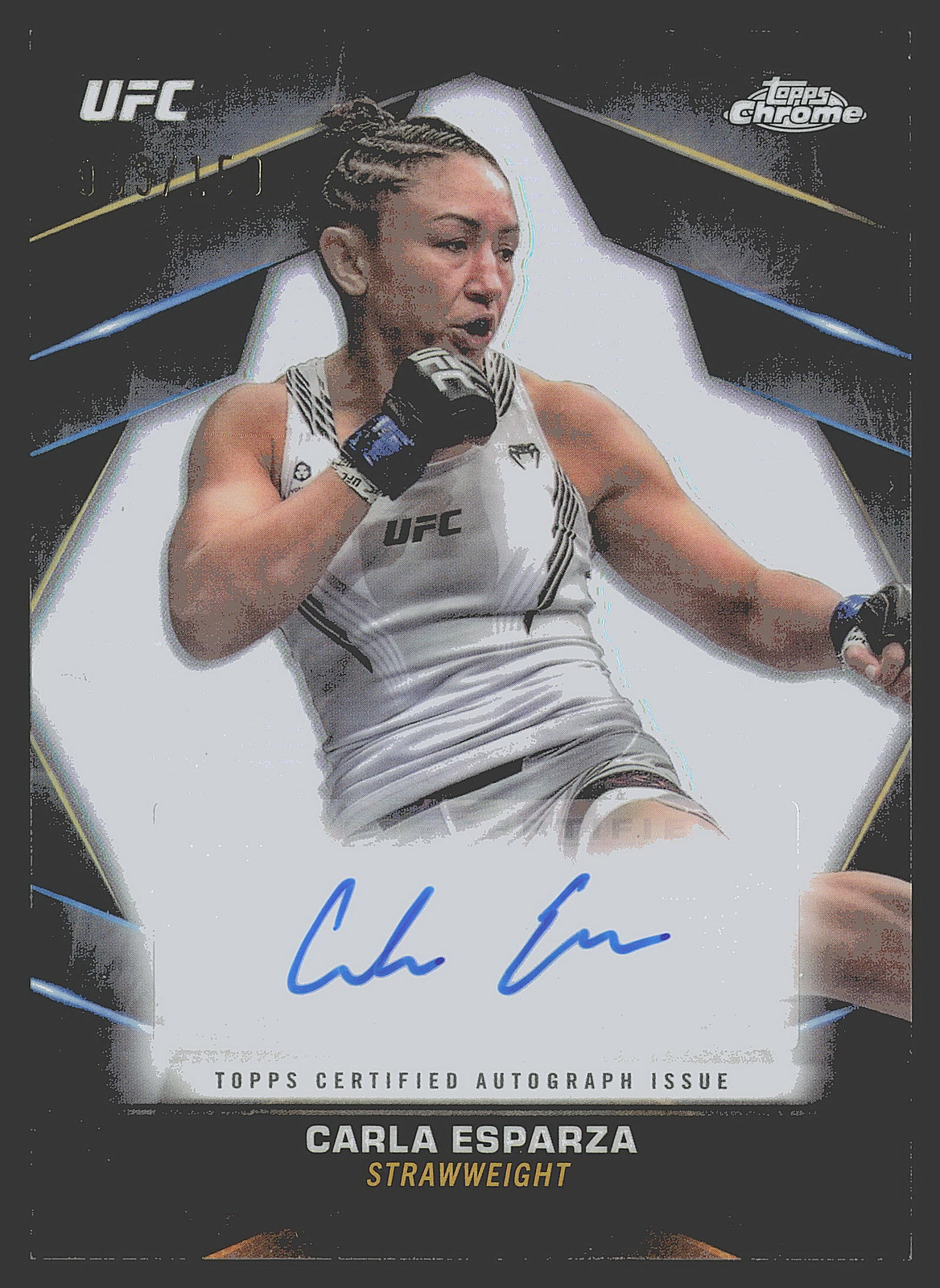2024 Topps Chrome UFC #CVA-CES Carla Esparza Autographs Refractor /150 SN,AU