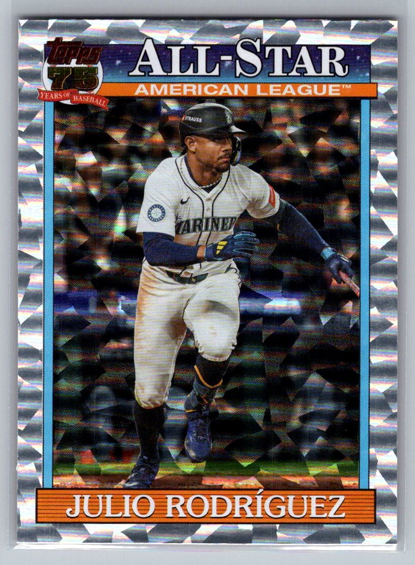 2026 Topps Series 1 – Julio Rodriguez #91AS-23 Crackle board Foil