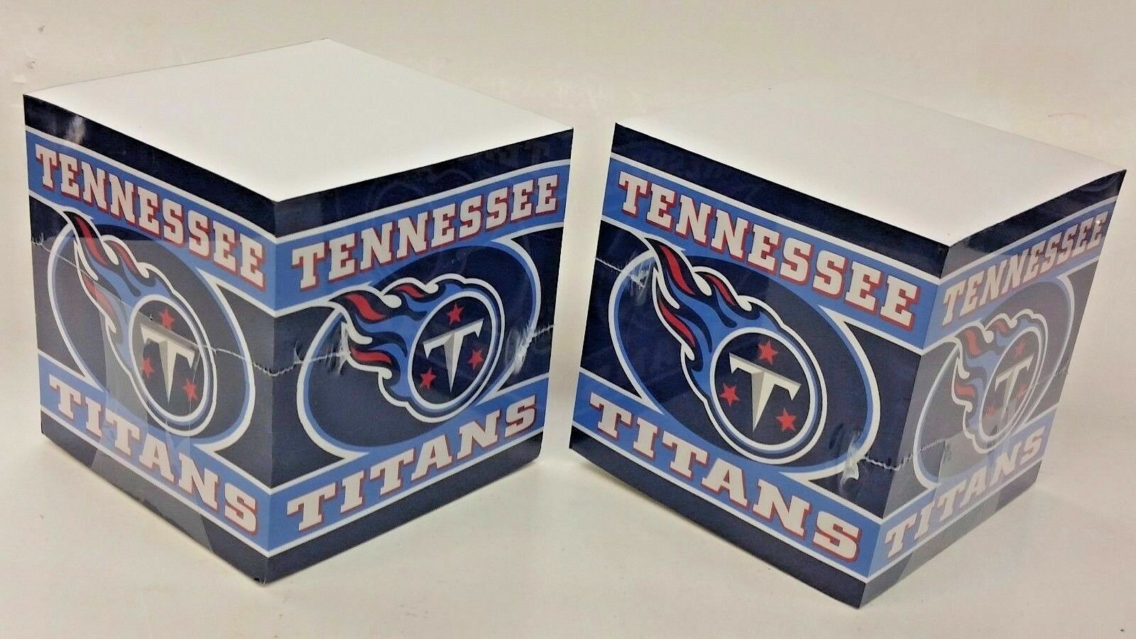 NFL Tennessee Titans Note Pad Cubes, NEW (Lot of 2 Cubes)