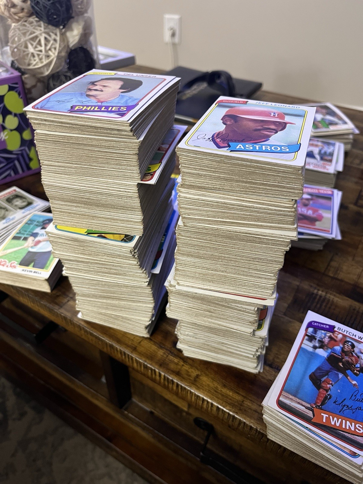 1980 Topps Baseball 20 Card Lots
